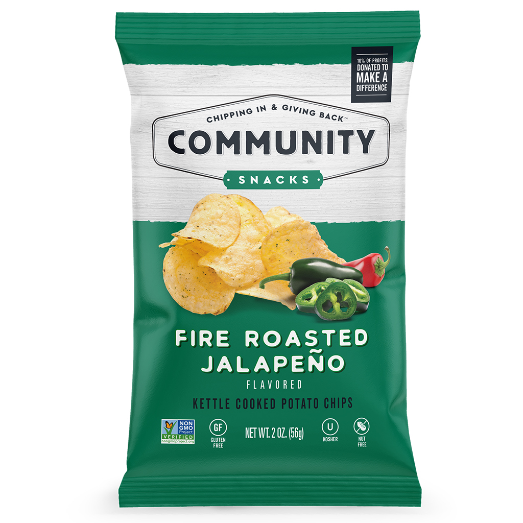 Kettle Chip Fire Roasted Jalapeno 2oz.