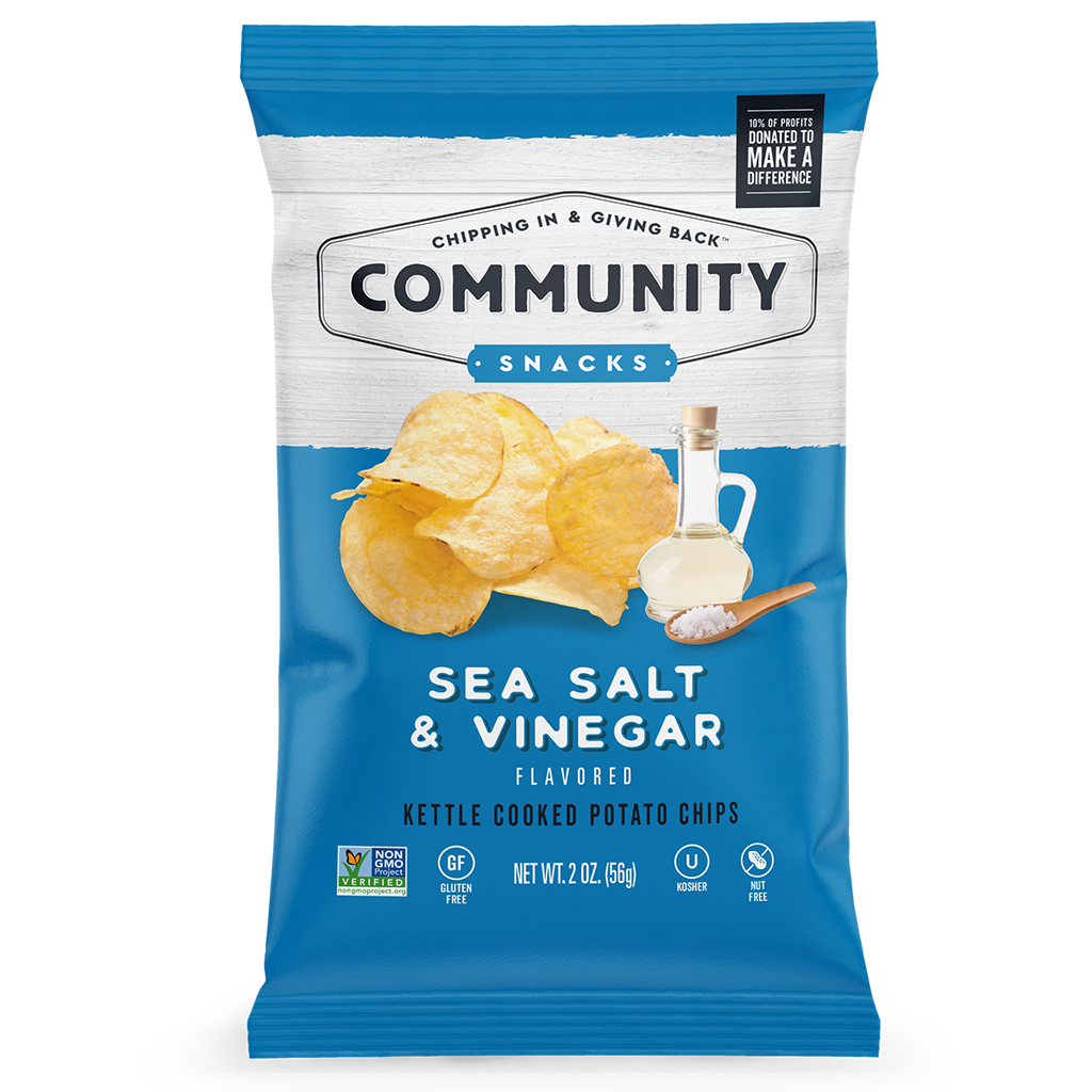 Kettle Chip Sea Salt & Vinegar 2oz.