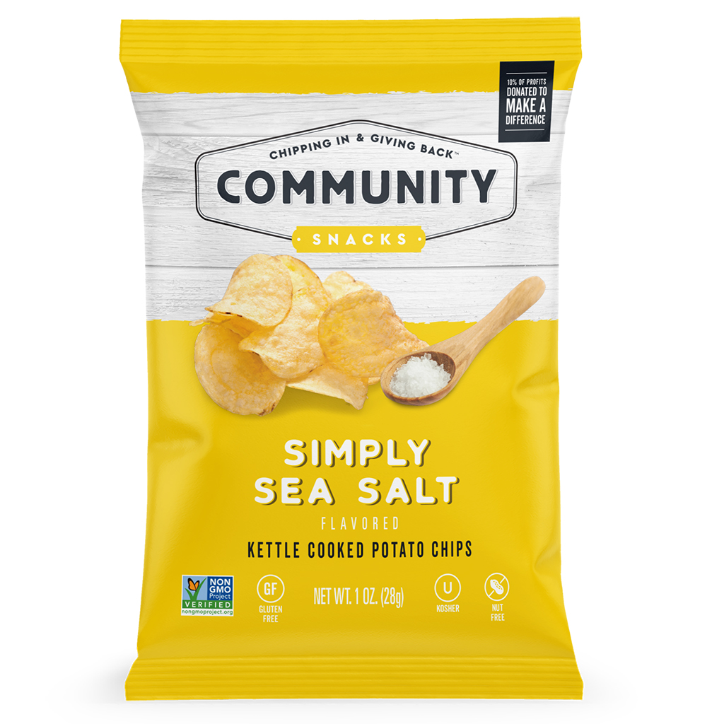 Kettle Chip Simply Sea Salt 1oz.