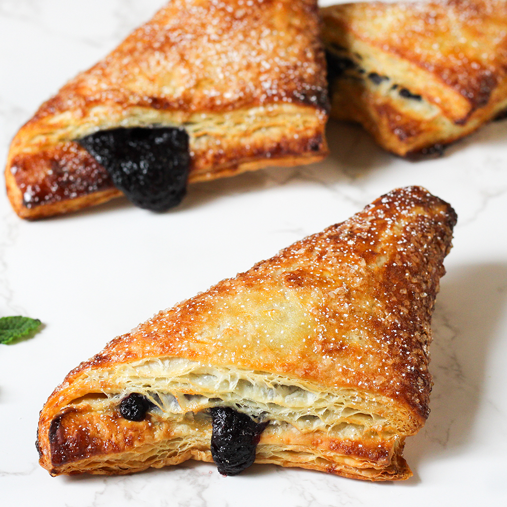 Large Natural Blueberry Turnover, FTO