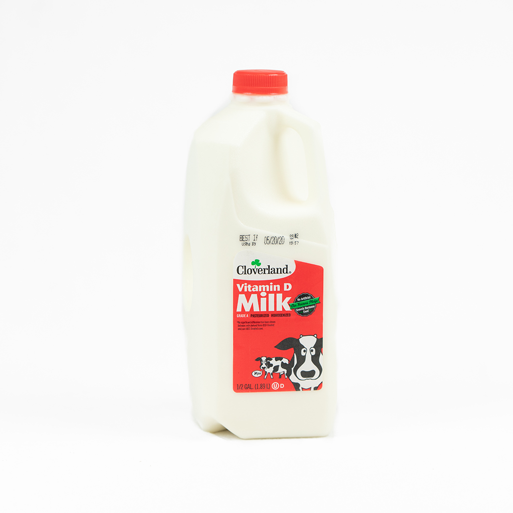 1/2 Gallon Cloverland HVD Homogenized Vitamin D Milk Soft Stuff