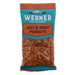 [WER00119] Value Size HOT & SPICY PEANUTS 6/7oz