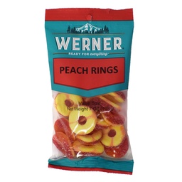 [WER00348] Value Size PEACH RINGS 6/7oz