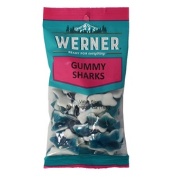 [WER00362] Value Size GUMMY SHARKS 6/7oz