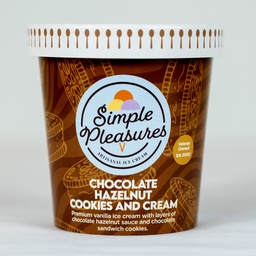 [SIMP3613] Chocolate Hazelnut Cookies and Cream Ice Cream