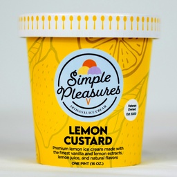 [SIMP3651] Simple Pleasures Lemon Custard Ice Cream