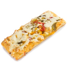 [VAN53357] Bell Pepper Mozz Focc Flatbread Pizza