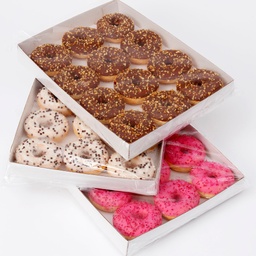 [DZR026983] Delizza Large Donuts 3 Flavors Bulk