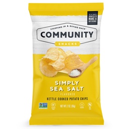 [CS47150] Kettle Chip Simply Sea Salt 2oz.