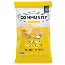 [CS47150] Kettle Chip Simply Sea Salt 2oz.