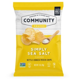 [CS47175] Kettle Chip Simply Sea Salt 1oz.