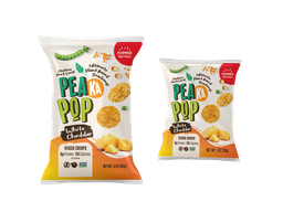 [PKPWCH01] PeaKaPop Veggie Crisps White Cheddar 1 oz